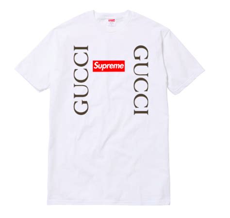 gucci x supreme tee|supreme x Gucci prints.